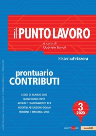 Il Punto Lavoro 3/2020 - Prontuario contributi - Librerie.coop