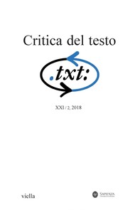 Critica del testo (2018) Vol. 21/2 - Librerie.coop