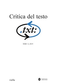 Critica del testo (2019) Vol. 22/2 - Librerie.coop