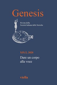 Genesis. Rivista della Società italiana delle storiche (2020) Vol. 19/2 - Librerie.coop