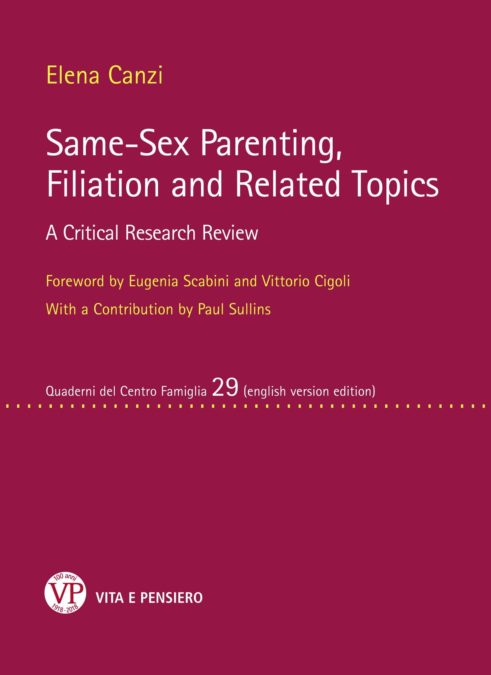 Same sex Parenting, Filiation and Related Topics - Librerie.coop