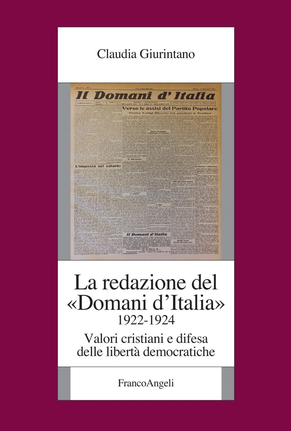 La redazione del "Domani d'Italia" (1922-1924) - Librerie.coop