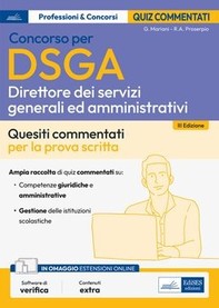Concorso DSGA - Direttore dei Servizi Generali e Amministrativi - Test commentati - Librerie.coop