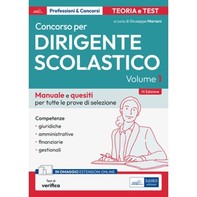 [EBOOK] Concorso DIRIGENTE SCOLASTICO volume 1 - Librerie.coop