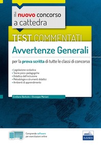 Test commentati Avvertenze Generali - Librerie.coop