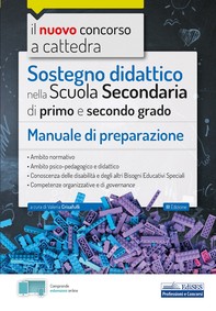 Concorso a cattedra Sostegno didattico Scuola secondaria 2020 - Librerie.coop