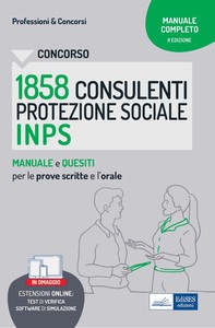 Concorso 1858 Consulenti protezione Sociale (CPS) INPS - Librerie.coop