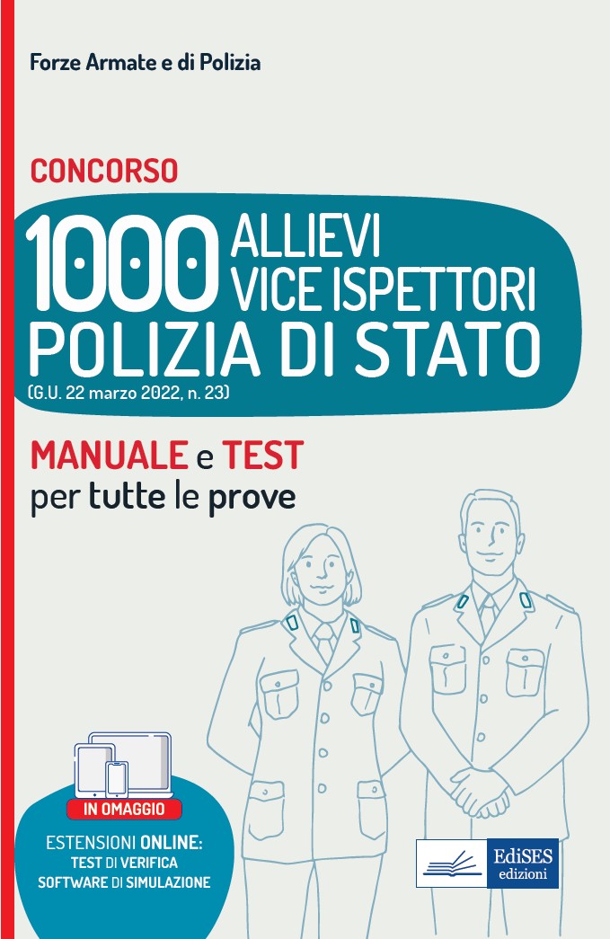 Concorso 1000 Allievi Vice Ispettori nella Polizia di Stato - Manuale e Quesiti per tutte le prove - Librerie.coop