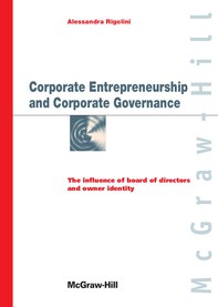 Corporate Entrepreneurship and Corporate Governance - Librerie.coop