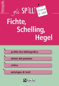 Fichte, Schelling, Hegel - Librerie.coop