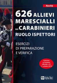 626 Allievi Marescialli dei Carabinieri Ruolo Ispettori - Librerie.coop