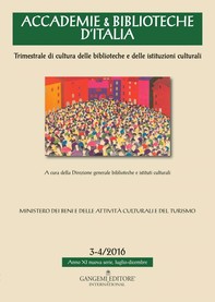 Accademie & Biblioteche d'Italia 3-4/2016 - Librerie.coop