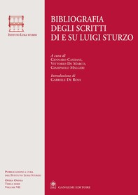Bibliografia degli scritti di e su Luigi Sturzo - Librerie.coop