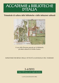 Accademie & Biblioteche d'Italia 3-4/2013 - Librerie.coop