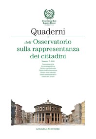Quaderni dell'Osservatorio sulla rappresentanza dei cittadini n. 7/2010 - Librerie.coop