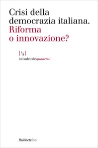 Crisi della democrazia italiana - Librerie.coop