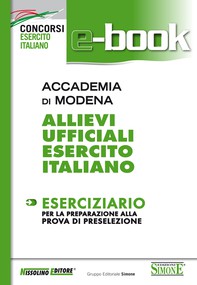 Accademia di Modena - Allievi Ufficiali Esercito Italiano - Eserciziario - Librerie.coop