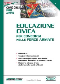 Educazione Civica per concorsi nelle Forze Armate - Librerie.coop