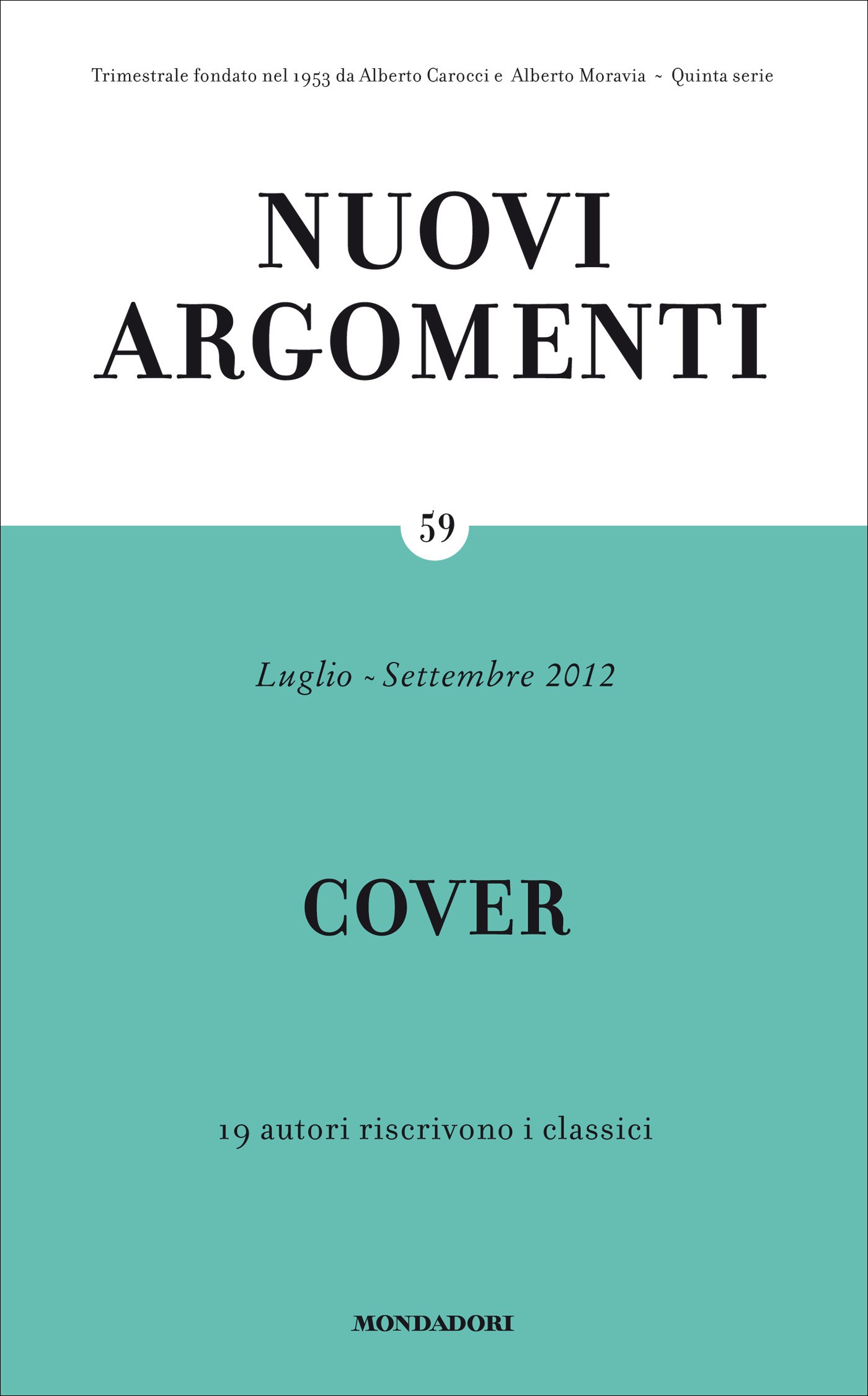 Nuovi Argomenti (59) - Librerie.coop
