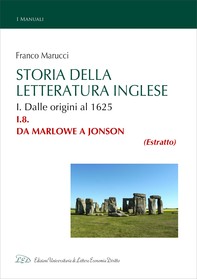 Storia della Letteratura Inglese. I.8. Da Marlowe a Jonson - Librerie.coop