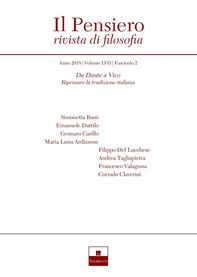 Da Dante a Vico. Ripensare la tradizione italiana (2018-2) - Librerie.coop