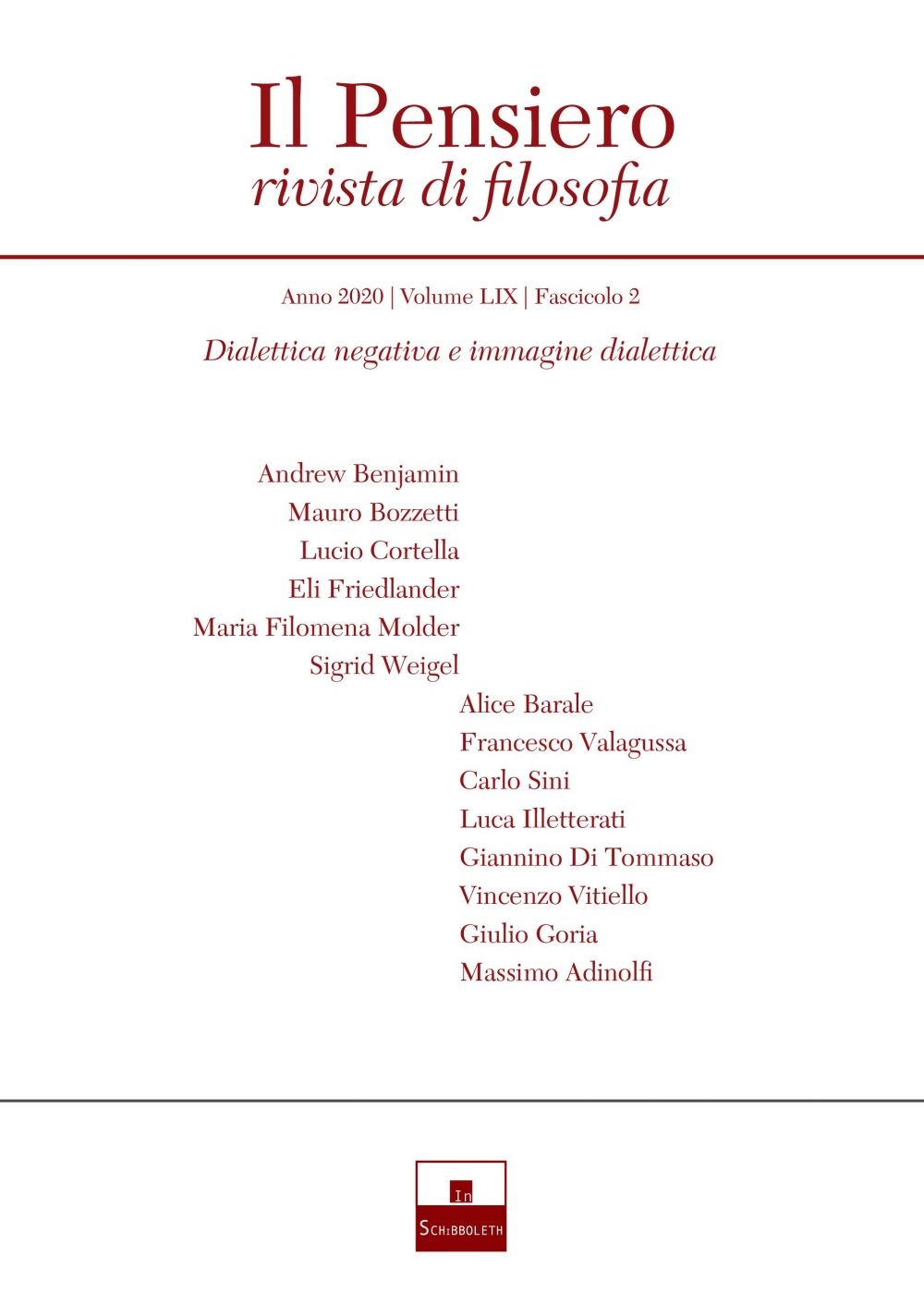 Dialettica negativa e immagine dialettica (2020-2) - Librerie.coop