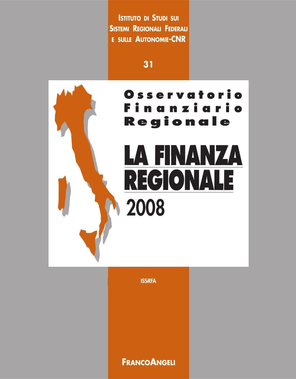 Osservatorio finanziario regionale/31. La finanza regionale 2008 - Librerie.coop