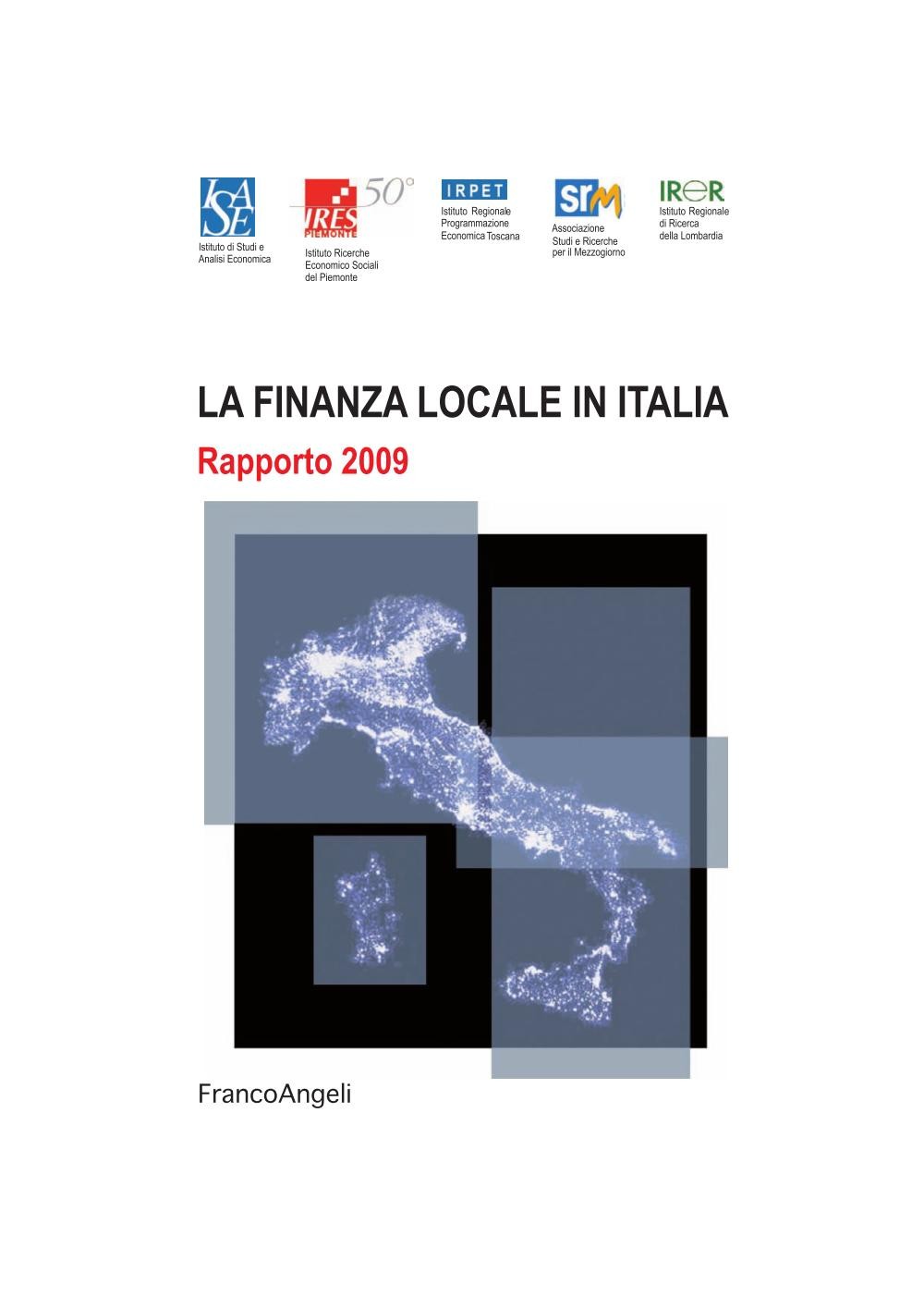 La finanza locale in Italia. Rapporto 2009 - Librerie.coop