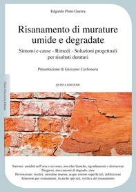 Risanamento di murature umide e degradate - V EDIZIONE - Librerie.coop