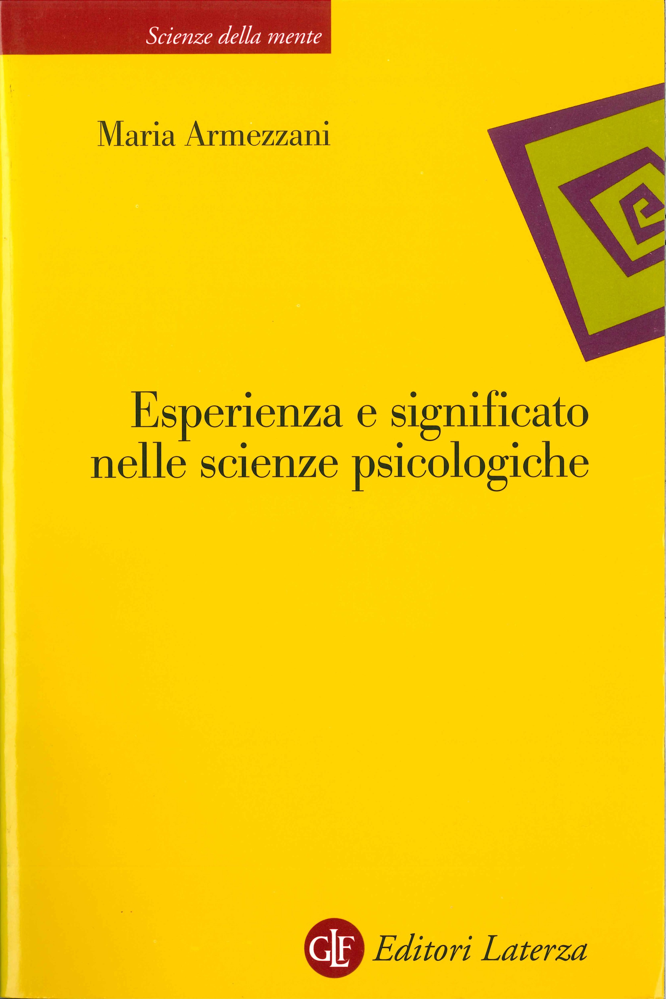 Esperienza e significato nelle scienze psicologiche - Librerie.coop