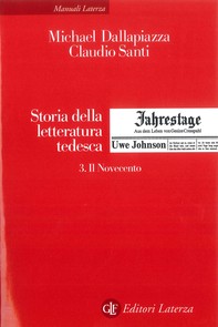 Storia della letteratura tedesca. 3. Il Novecento - Librerie.coop