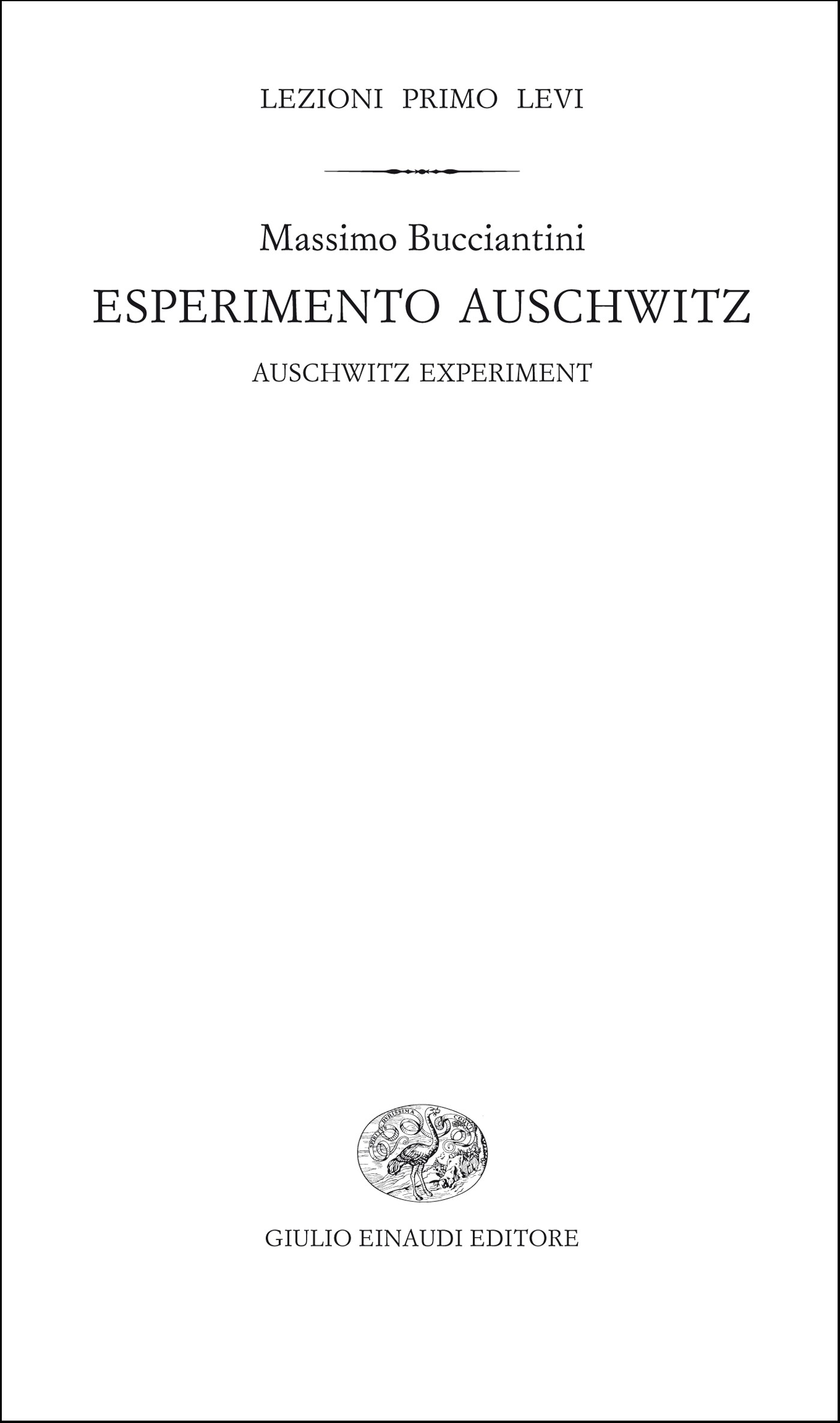 Esperimento Auschwitz - Librerie.coop