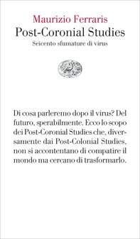 Post-Coronial Studies - Librerie.coop