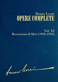 Opere complete. XI: Recensioni di libri (1950-1959) - Librerie.coop