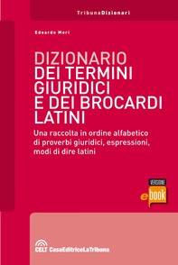 Dizionario dei termini giuridici e dei brocardi latini - Librerie.coop