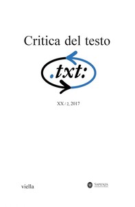 Critica del testo (2017) Vol. 20/2 - Librerie.coop
