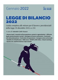 Legge di bilancio 2022 - Misure per il lavoro e previdenziali - Librerie.coop