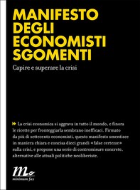 Manifesto degli economisti sgomenti - Librerie.coop