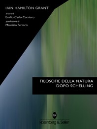 Filosofie della natura dopo Schelling - Librerie.coop