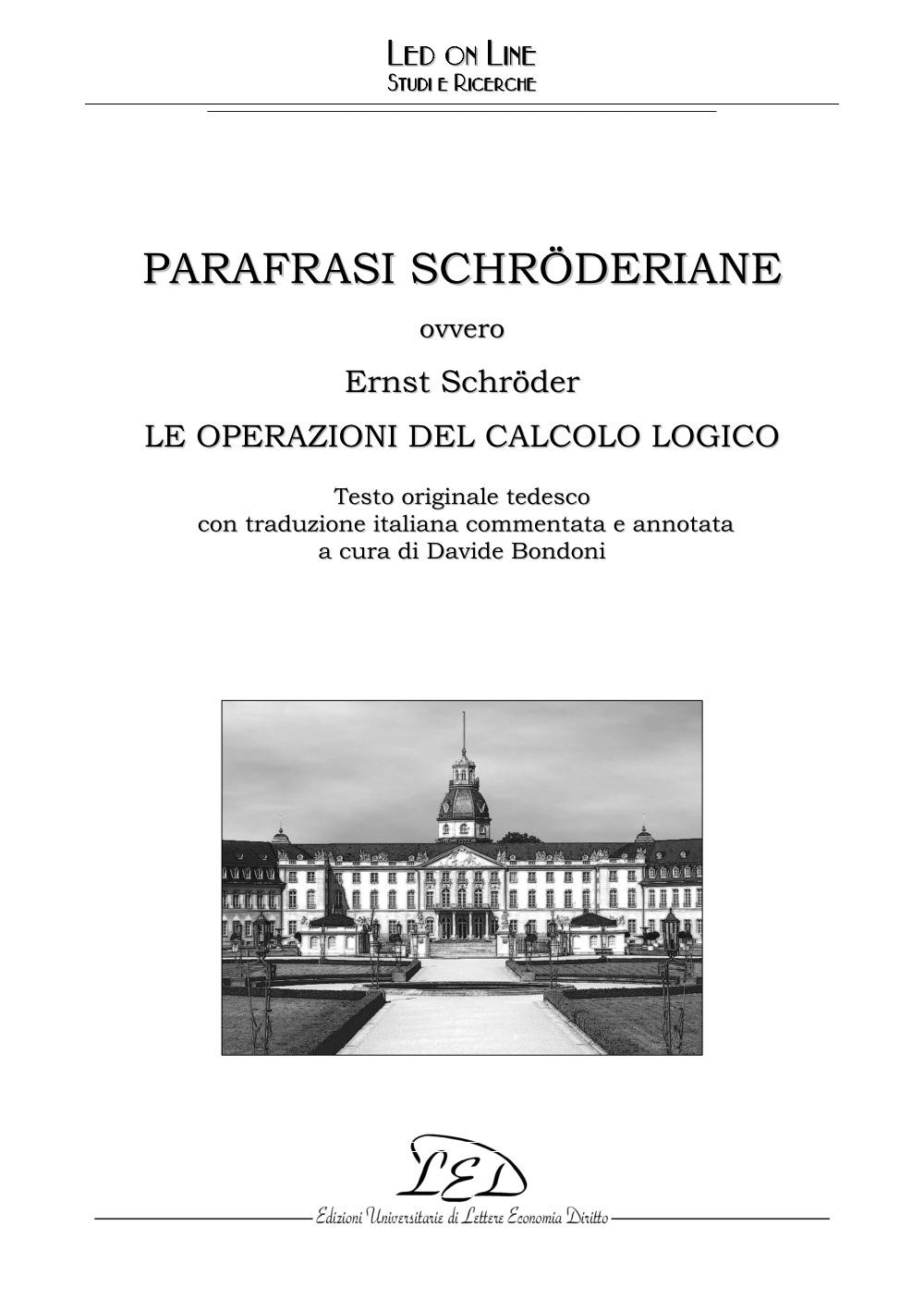 Parafrasi schröderiane - Librerie.coop