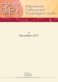 Journal of Educational, Cultural and Psychological Studies (ECPS Journal) No 4 (2011) - Librerie.coop
