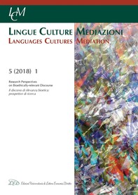 LCM Journal. Vol 5, No 1 (2018). Research Perspectives on Bioethically-relevant Discourse - Librerie.coop