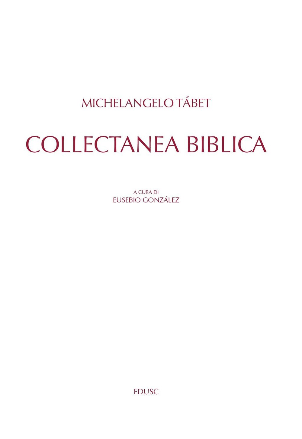 Collectanea biblica - Librerie.coop