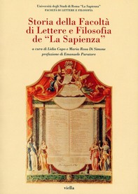Storia della Facoltà di Lettere e Filosofia de “La Sapienza” - Librerie.coop