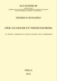 «Per guadiam et fideiussorem» - Librerie.coop