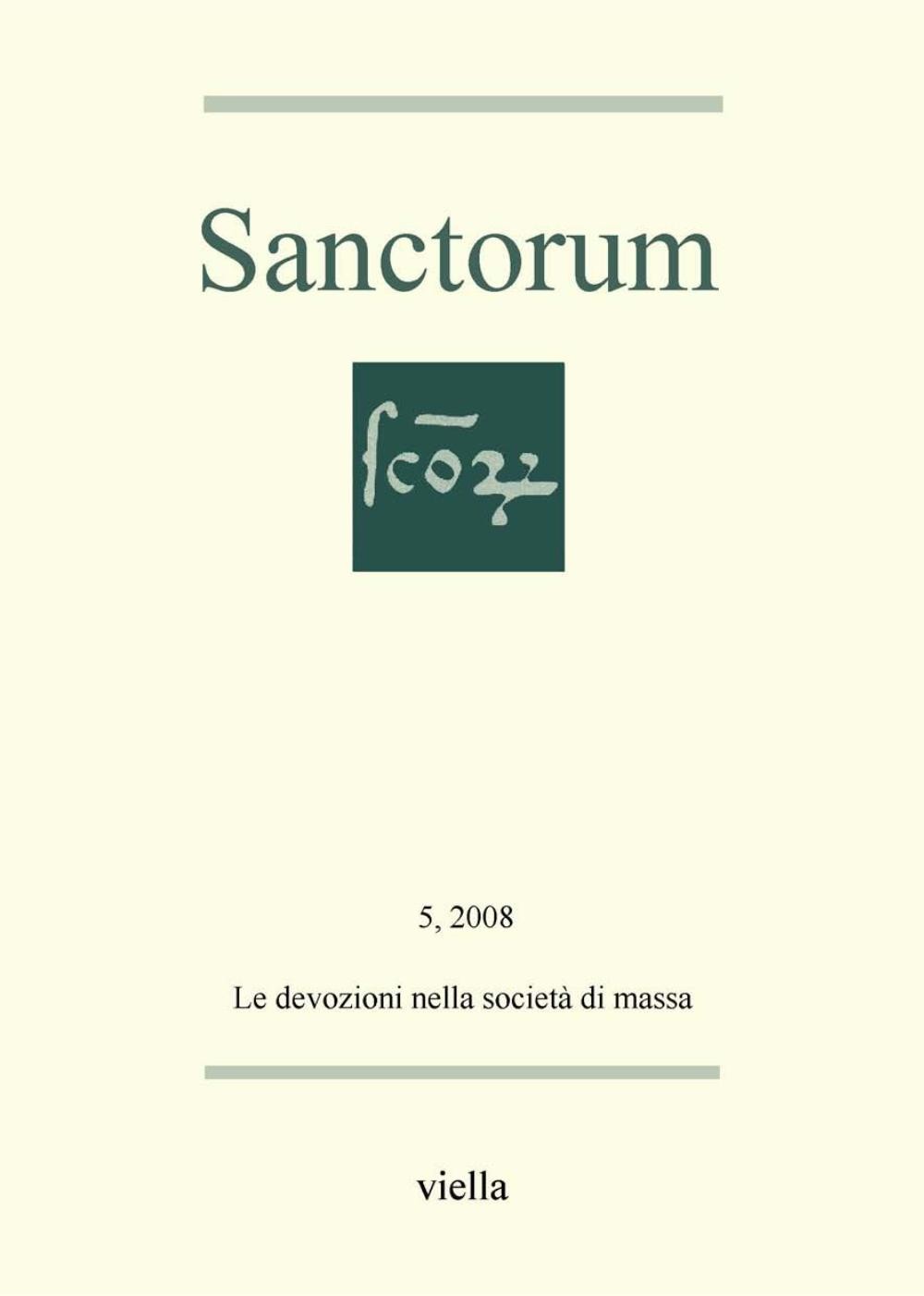 Sanctorum 5: Le devozioni nella società di massa - Librerie.coop