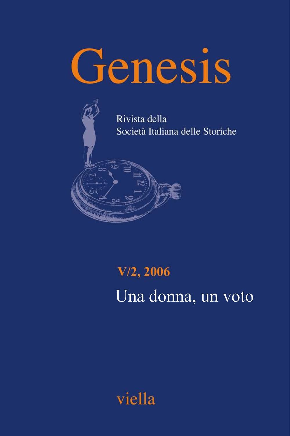 Genesis. Rivista della Società italiana delle storiche (2006) Vol. 5/2 - Librerie.coop