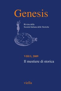 Genesis. Rivista della Società italiana delle storiche (2009) Vol. 8/1 - Librerie.coop