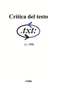 Critica del testo (1998) Vol. 1/3 - Librerie.coop