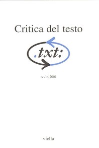 Critica del testo (2001) Vol. 4/2 - Librerie.coop